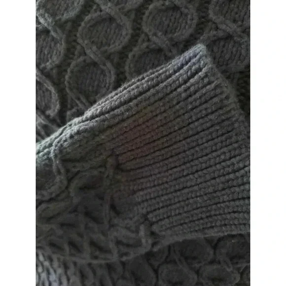 Tommy Hilfiger Cable Knit Sweater in navy blue - Picture 4 of 5